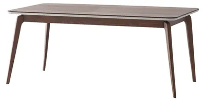 Image de Table à manger, table de salle à manger, design moderne, couleur marron, élégante, de qualité