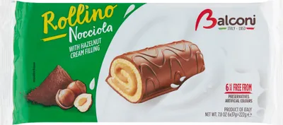 Produktbild von Balconi Konfekt in Kakaoglasur mit Haselnussfüllung 222 G (6 X 37 G)