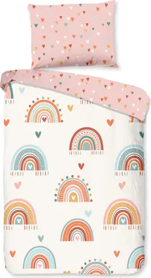 Produktbild von Duvet cover Good Morning 120x150 + 1* 60x70 cm - raibows