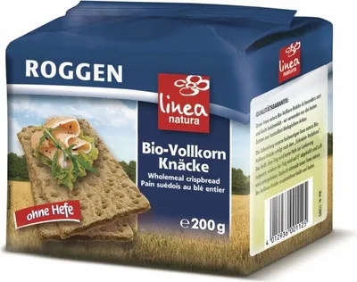 Produktbild von Linea Natura Roggen Vollkorn Knäcke 200g