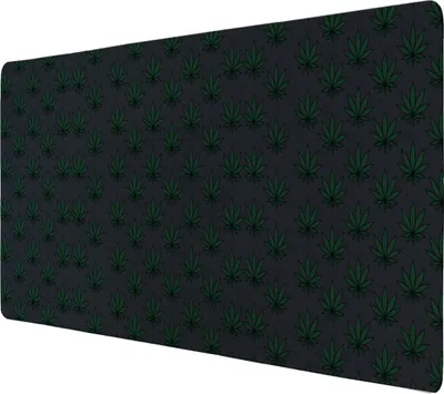 Produktbild von Cannabisblätter Schreibtischunterlage 69x31cm XXL Mauspad