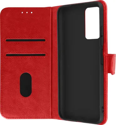 Produktbild von Avizar, Klappetui aus Kunstleder für Xiaomi Redmi Note 11, Rot