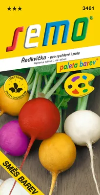 Image de Graines - RADIS MIX « COLOR PALETTE » - blanc, jaune, rouge