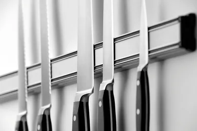 Produktbild von Magnetleiste 615AL aus Aluminium, 615 mm, für Messer, Scheren und Küchenhelfer