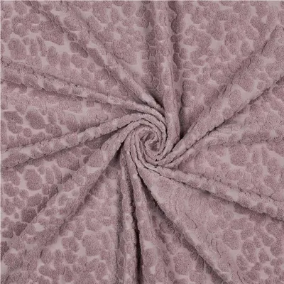 Produktbild von Jacquard-Frottee Leopard ab 0,5m x 155cm unifarben Baumwolle Leo Frotteestoff