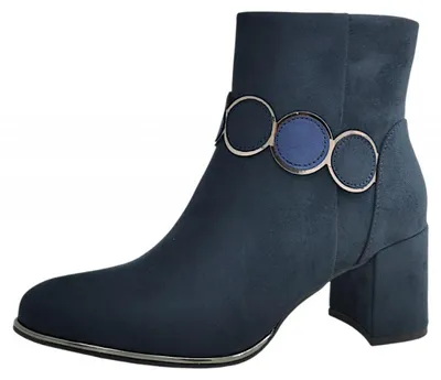 Image de Chaussures de marche Marco Tozzi pour femmes, bottes, couleur bleue, style décontracté