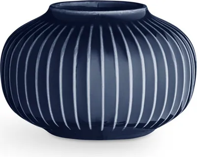 Imagen del producto de Kähler Design - Portavelas Hammershøi, diámetro 10 cm, color índigo