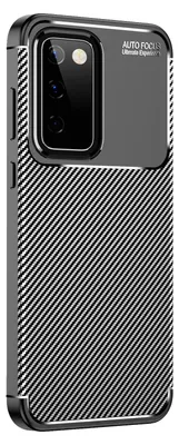 Produktbild von Handy Hülle für Samsung Galaxy S20 FE Carbon Look Cover Case Schutzhülle Farbe: Schwarz