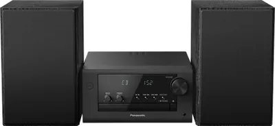 Produktbild von Panasonic SC-PM702, Heim-Audio-Mikrosystem, Schwarz, 1 Disks, 80 W, 2-Wege, 10 cm