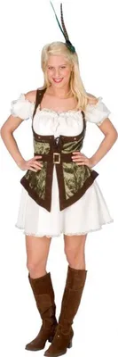 Produktbild von Robin Hood Outfit Frauen Damen Größe: S / 36-38
