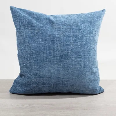 Produktbild von Kissen Deko von Lysel - blau Biskra 48x48 Polyacetylen Polyester Baumwolle kissenbezug Dekokissen