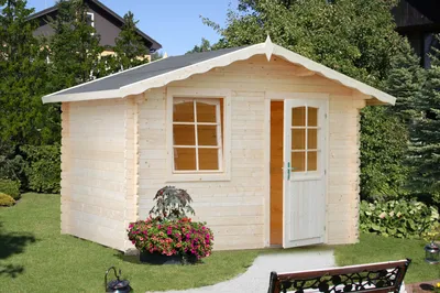 Produktbild von Gartenhaus Palmako Emma 4,6 m² inkl. Fußboden 290 x 250 cm natur