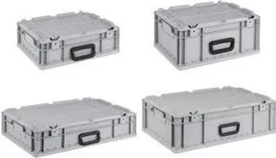 Produktbild von allit Aufbewahrungsbox ProfiPlus EuroCarry 417 grau