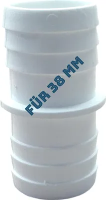 Produktbild von Doppelschlauchtülle Ø 38 mm für Poolschläuche