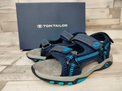 Produktbild von Tom Tailor Jungen Klett-Sandale blau-türkis 35