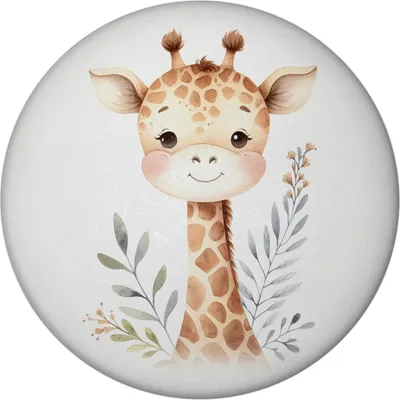 Produktbild von Giraffe Magnet rund
