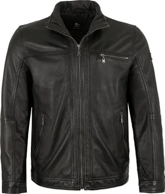 Produktbild von OTTO KERN- Herren Lederjacke Lammnappa schwarz : 48