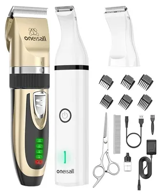 Imagen del producto de Kit de peluquería para mascotas Oneisall X2 + N5