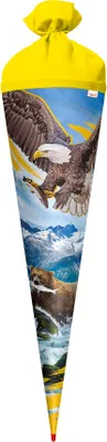 Produktbild von Roth Motiv-Schultüten Seeadler, 70cm, rund, Filzverschluss