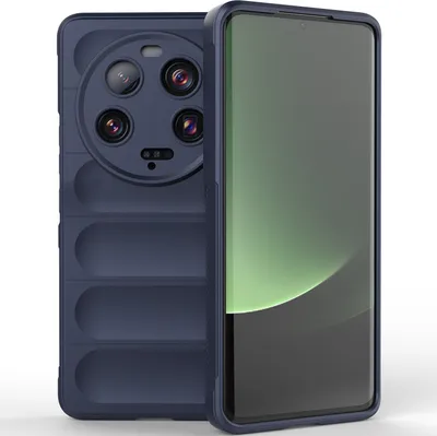 Produktbild von Handyhülle für Xiaomi 13 Ultra Weich TPU Silikon Stossfest Anti-rutsch Hülle Dunkelblau