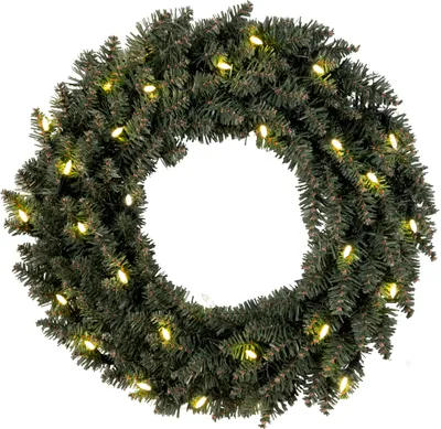 Produktbild von Best Season LED-Tannenkranz "Calgary" beleuchtet ca.50 cm Ø30 w/w LED, grün, Trafo, outdoor, 612-60