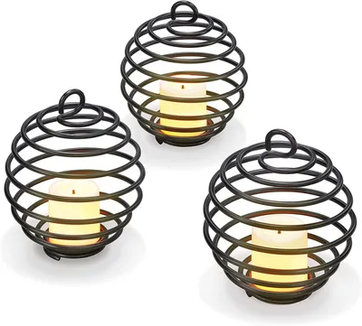 Produktbild von Moderne Dekoleuchten Spring 3er Set inkl. Batterien & Timer