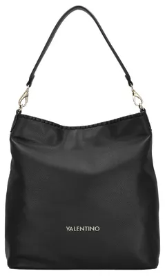 Produktbild von Schwarze Damenschultertasche mit abnehmbarem Gurt und Reißverschluss