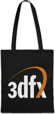 Produktbild von Urban Backwoods 3DFX Logo, Stofftasche, Farbe: Schwarz