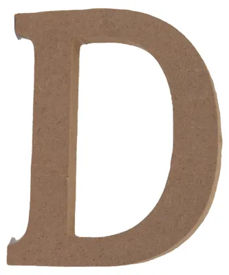 Image de Lettre de bricolage D Lettre en bois à bricoler Lettre en bois