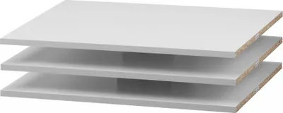 Immagine prodotto di Verona 3 ripiani aggiuntivi larghezza 59 cm bianco.