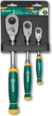 Immagine prodotto di Set di cricchetti Sata 1/4", 3/8", 1/2" 72Z