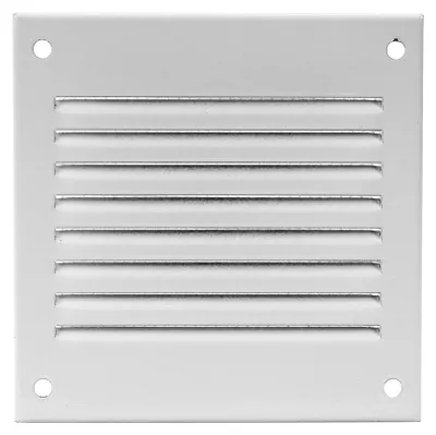Obrázek produktu pro Europlast MR1010, kovové ventilační mřížky, 100 x 100 mm, ochrana proti hmyzu, bílá barva