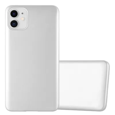 Immagine prodotto di Cadorabo custodia protettiva per Apple iPhone 11 in argento custodia del telefono cellulare TPU custodia in silicone cover case
