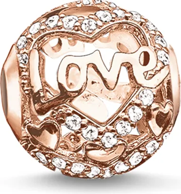 Produktbild von Thomas Sabo Karma Bead K0176-416-14 Heart of love rosé
