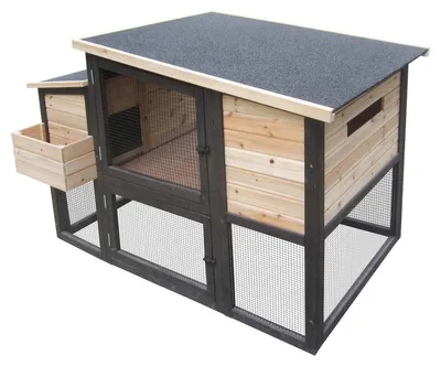 Produktbild von Duvo+ Woodland Design Kaninchenstall Bunny Barn holzfarbig