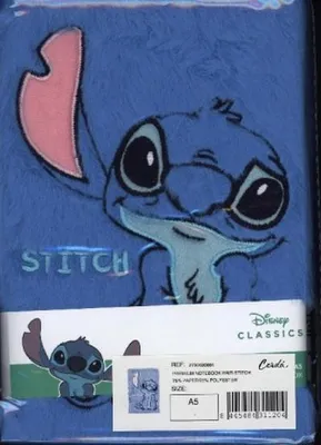 Produktbild von Notizbuch Disney Stitch (Plüsch)