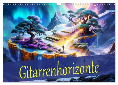 Produktbild von Gitarrenhorizonte (Wandkalender 2027 DIN A3 quer), CALVENDO Monatskalender