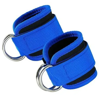 Zdjęcie produktu dla Pętle na nogi d ring neopren regulowane do ćwiczeń fitness 2 szt.