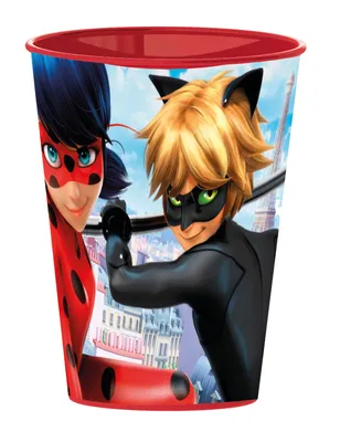 Produktbild von Ladybug-Plastikbecher Tischdeko bunt 260 ml