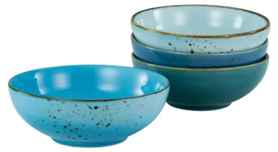 Produktbild von CreaTable, 23430, Nature Collection Aqua, Smoothie Bowl 4-tlg, Steinzeug
