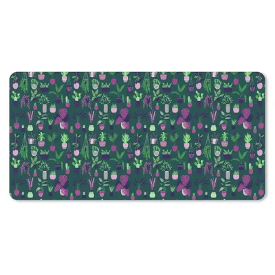 Produktbild von MuchoWow® Mauspad Mousepad Pflanzen - Muster - Kaktus 60x30 cm - Mousepads - Maus Mat - Pad - Mausunterlage - Nachhaltig