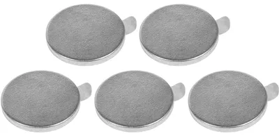 Runde Neodym-Magnete 20 x 2 mm, selbstklebend, 5 Stück