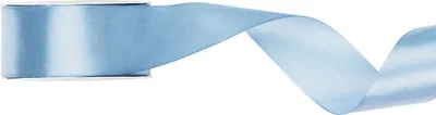 Immagine prodotto di Nastro regalo in raso azzurro cielo 25m 25mm di larghezza