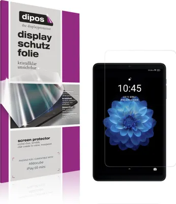 Produktbild von 2x Schutzfolie für Alldocube iPlay 60 mini klar Displayschutzfolie Folie Display Schutz dipos