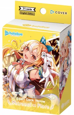 Produktbild von Hololive Official Card Game – Yellow Starter Deck – Shiranui Flare