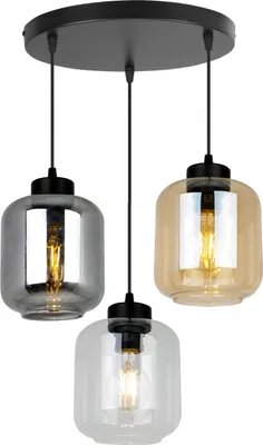 Image de Suspension moderne et élégante avec abat-jour en verre