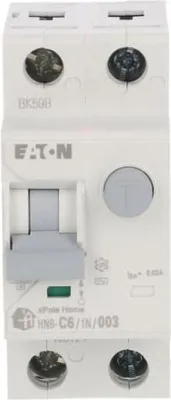 Immagine prodotto di Interruttore differenziale 2P 6A 0,03A Tipo AC xPole Home HNB-C6/1N/003 195124