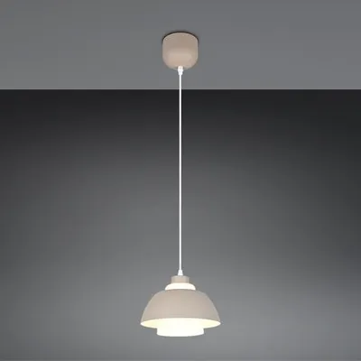 Produktbild von Reality Leuchten Pendelleuchte TILOS beige DH 23x150 cm beige
