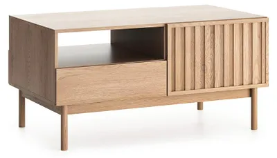 Produktbild von Couchtisch Idor mit 4 Türen, Holzoptik, 106cm