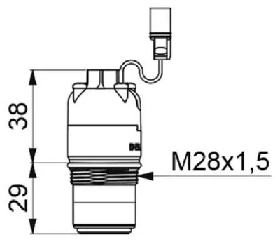 Image de Electrovanne 6V  pour TEMPOMATIC 4 urinoir et BINOPTIC encastrable - DELABIE- 430646